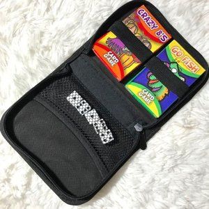 NWOT Crazy 8's, Go Fish, Dice & Zippered Travel Storage Case Set